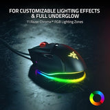 Razer Basilisk V3 - Kablolu, özelleştirilebilir oyun faresi, Chroma RGB ile, PC/Mac için (10+1 programlanabilir tuş, eğilebilir HyperScroll fare tekerleği, ergonomik tasarım) Siyah