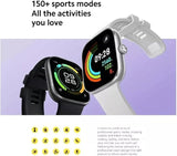 Xiaomi Redmi Watch 4 Smartwatch 390 x 450 Piksel ve 60Hz ile 1.99 inç AMOLED Ekranlı, 20 Güne Kadar Pil Ömrü, HyperOS, Kalp Hızı ve Kan Oksijen Ölçümleri - Obsidiyen Siyahı